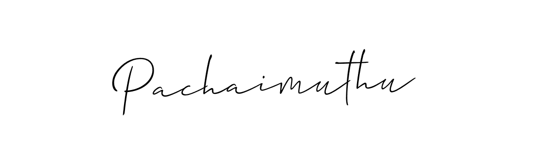 if you are searching for the best signature style for your name Pachaimuthu. so please give up your signature search. here we have designed multiple signature styles  using Allison_Script. Pachaimuthu signature style 2 images and pictures png