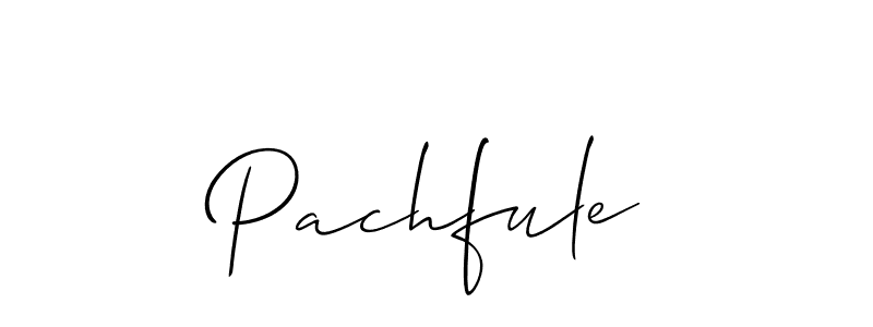 Pachfule stylish signature style. Best Handwritten Sign (Allison_Script) for my name. Handwritten Signature Collection Ideas for my name Pachfule. Pachfule signature style 2 images and pictures png