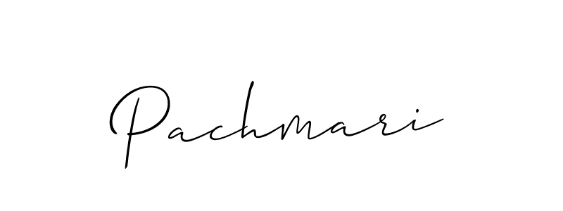 Also we have Pachmari name is the best signature style. Create professional handwritten signature collection using Allison_Script autograph style. Pachmari signature style 2 images and pictures png