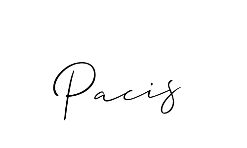 See photos of Pacis official signature by Spectra . Check more albums & portfolios. Read reviews & check more about Allison_Script font. Pacis signature style 2 images and pictures png