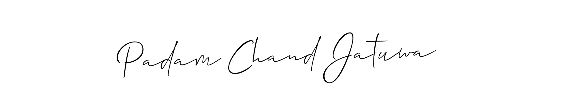 Once you've used our free online signature maker to create your best signature Allison_Script style, it's time to enjoy all of the benefits that Padam Chand Jatuwa name signing documents. Padam Chand Jatuwa signature style 2 images and pictures png