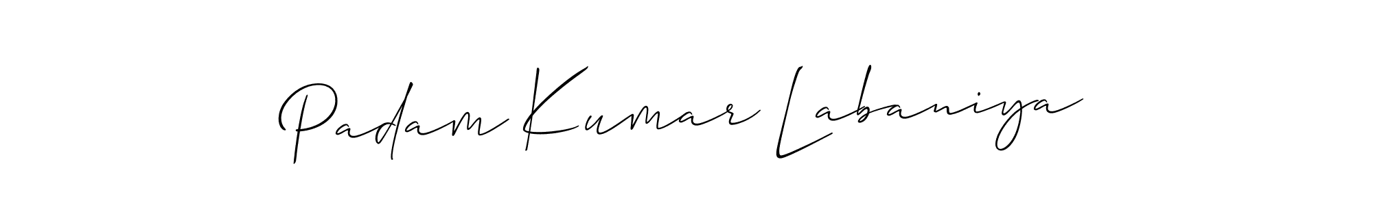 Make a beautiful signature design for name Padam Kumar Labaniya. Use this online signature maker to create a handwritten signature for free. Padam Kumar Labaniya signature style 2 images and pictures png