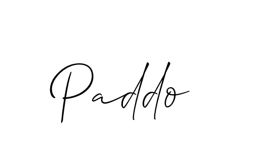 How to make Paddo name signature. Use Allison_Script style for creating short signs online. This is the latest handwritten sign. Paddo signature style 2 images and pictures png