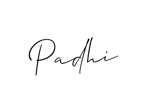 Padhi stylish signature style. Best Handwritten Sign (Allison_Script) for my name. Handwritten Signature Collection Ideas for my name Padhi. Padhi signature style 2 images and pictures png