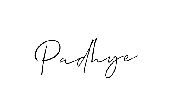 The best way (Allison_Script) to make a short signature is to pick only two or three words in your name. The name Padhye include a total of six letters. For converting this name. Padhye signature style 2 images and pictures png