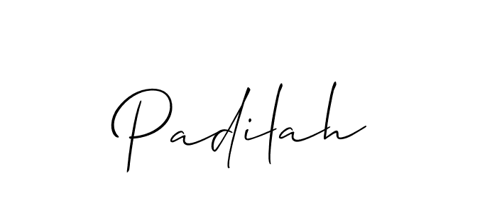 Make a short Padilah signature style. Manage your documents anywhere anytime using Allison_Script. Create and add eSignatures, submit forms, share and send files easily. Padilah signature style 2 images and pictures png