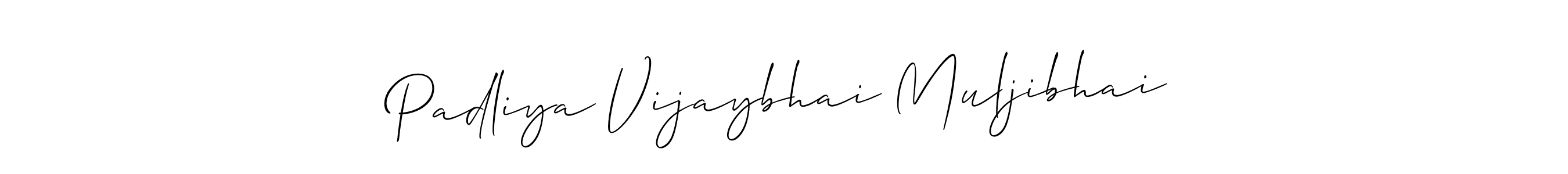 How to Draw Padliya Vijaybhai Muljibhai signature style? Allison_Script is a latest design signature styles for name Padliya Vijaybhai Muljibhai. Padliya Vijaybhai Muljibhai signature style 2 images and pictures png