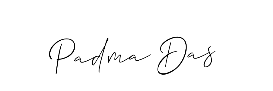 Design your own signature with our free online signature maker. With this signature software, you can create a handwritten (Allison_Script) signature for name Padma Das. Padma Das signature style 2 images and pictures png