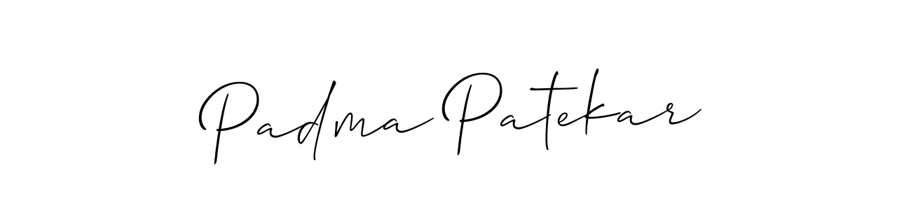 Once you've used our free online signature maker to create your best signature Allison_Script style, it's time to enjoy all of the benefits that Padma Patekar name signing documents. Padma Patekar signature style 2 images and pictures png