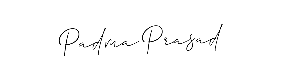 You should practise on your own different ways (Allison_Script) to write your name (Padma Prasad) in signature. don't let someone else do it for you. Padma Prasad signature style 2 images and pictures png