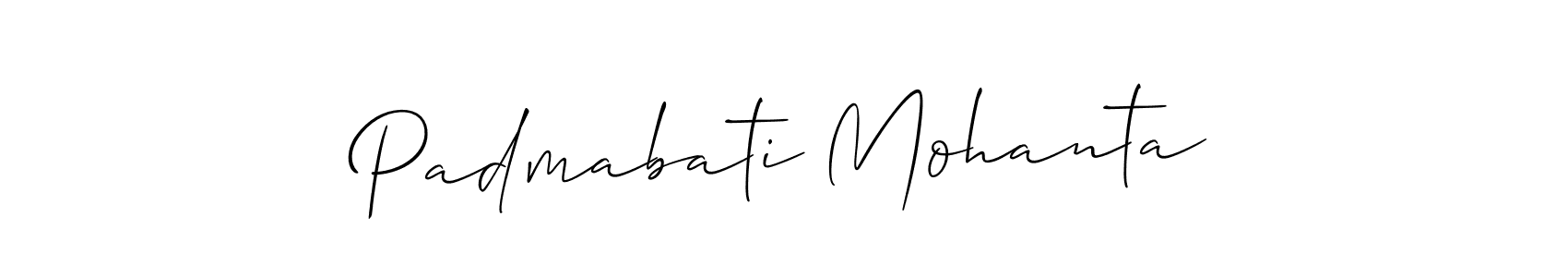 if you are searching for the best signature style for your name Padmabati Mohanta. so please give up your signature search. here we have designed multiple signature styles  using Allison_Script. Padmabati Mohanta signature style 2 images and pictures png
