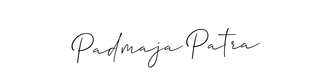 Also You can easily find your signature by using the search form. We will create Padmaja Patra name handwritten signature images for you free of cost using Allison_Script sign style. Padmaja Patra signature style 2 images and pictures png