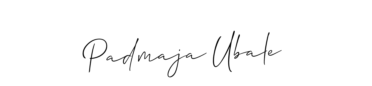 Use a signature maker to create a handwritten signature online. With this signature software, you can design (Allison_Script) your own signature for name Padmaja Ubale. Padmaja Ubale signature style 2 images and pictures png