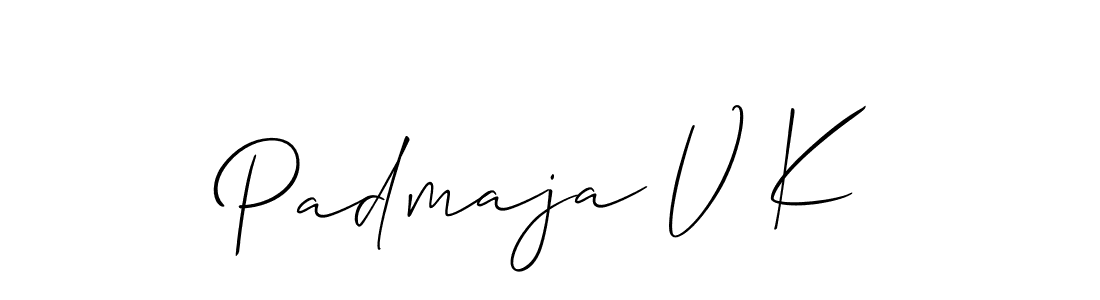 You can use this online signature creator to create a handwritten signature for the name Padmaja V K. This is the best online autograph maker. Padmaja V K signature style 2 images and pictures png