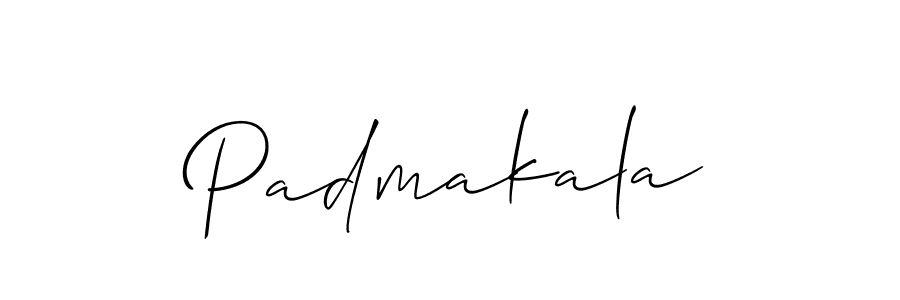 How to Draw Padmakala signature style? Allison_Script is a latest design signature styles for name Padmakala. Padmakala signature style 2 images and pictures png