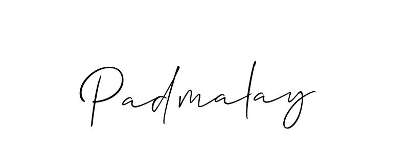 It looks lik you need a new signature style for name Padmalay. Design unique handwritten (Allison_Script) signature with our free signature maker in just a few clicks. Padmalay signature style 2 images and pictures png
