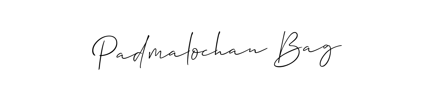 The best way (Allison_Script) to make a short signature is to pick only two or three words in your name. The name Padmalochan Bag include a total of six letters. For converting this name. Padmalochan Bag signature style 2 images and pictures png