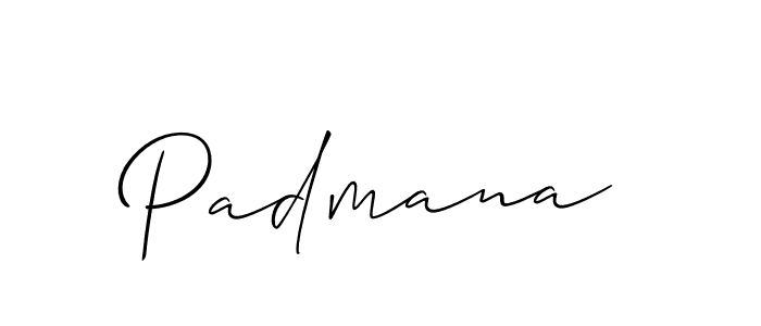 You should practise on your own different ways (Allison_Script) to write your name (Padmana) in signature. don't let someone else do it for you. Padmana signature style 2 images and pictures png