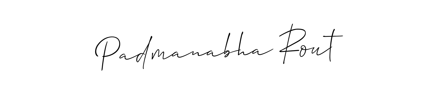 Padmanabha Rout stylish signature style. Best Handwritten Sign (Allison_Script) for my name. Handwritten Signature Collection Ideas for my name Padmanabha Rout. Padmanabha Rout signature style 2 images and pictures png