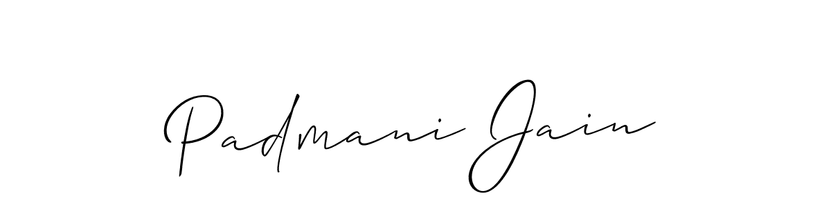 if you are searching for the best signature style for your name Padmani Jain. so please give up your signature search. here we have designed multiple signature styles  using Allison_Script. Padmani Jain signature style 2 images and pictures png