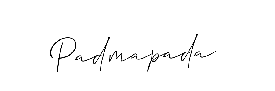 You should practise on your own different ways (Allison_Script) to write your name (Padmapada) in signature. don't let someone else do it for you. Padmapada signature style 2 images and pictures png