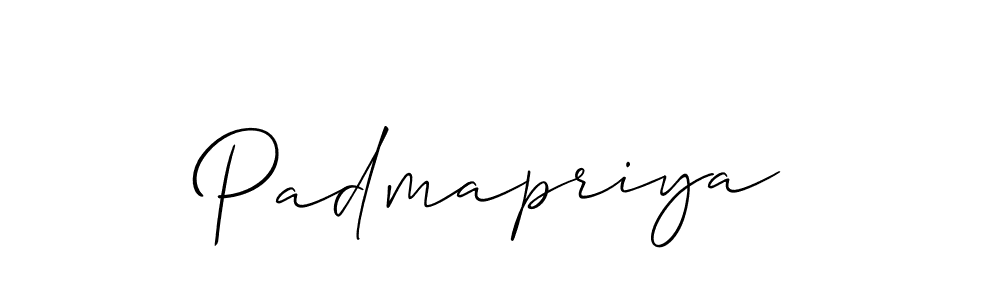 if you are searching for the best signature style for your name Padmapriya. so please give up your signature search. here we have designed multiple signature styles  using Allison_Script. Padmapriya signature style 2 images and pictures png