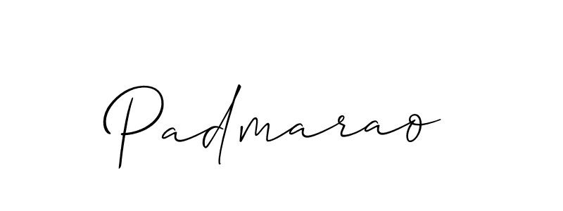 if you are searching for the best signature style for your name Padmarao. so please give up your signature search. here we have designed multiple signature styles  using Allison_Script. Padmarao signature style 2 images and pictures png