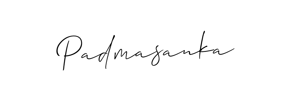 Best and Professional Signature Style for Padmasanka. Allison_Script Best Signature Style Collection. Padmasanka signature style 2 images and pictures png
