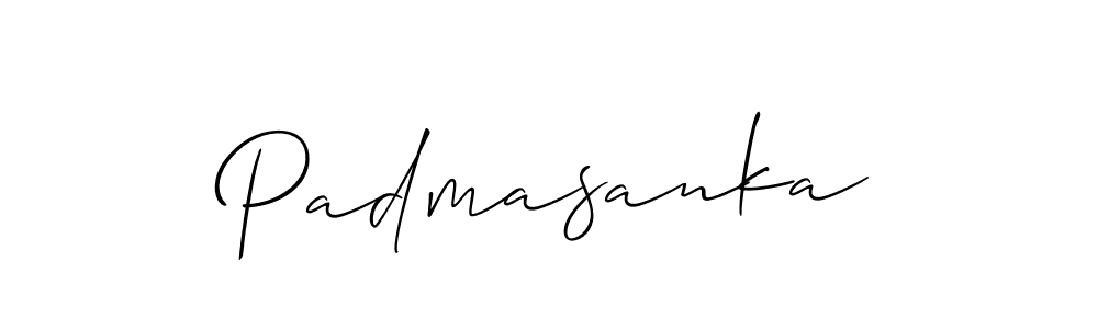 Best and Professional Signature Style for Padmasanka. Allison_Script Best Signature Style Collection. Padmasanka signature style 2 images and pictures png