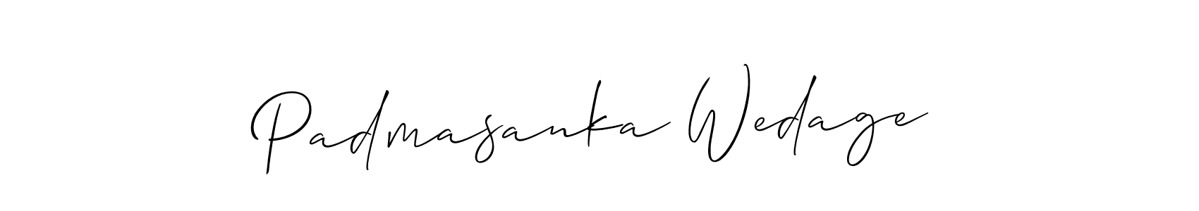 Once you've used our free online signature maker to create your best signature Allison_Script style, it's time to enjoy all of the benefits that Padmasanka Wedage name signing documents. Padmasanka Wedage signature style 2 images and pictures png