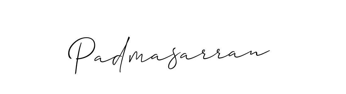 The best way (Allison_Script) to make a short signature is to pick only two or three words in your name. The name Padmasarran include a total of six letters. For converting this name. Padmasarran signature style 2 images and pictures png