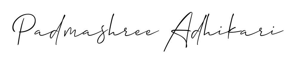 Also we have Padmashree Adhikari name is the best signature style. Create professional handwritten signature collection using Allison_Script autograph style. Padmashree Adhikari signature style 2 images and pictures png