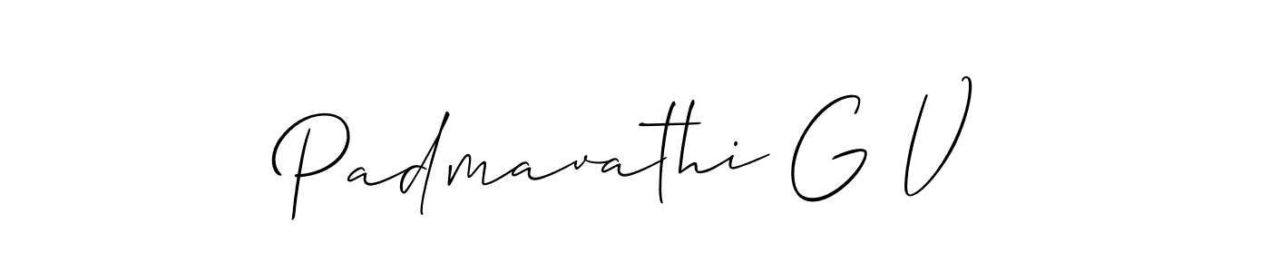 You can use this online signature creator to create a handwritten signature for the name Padmavathi G V. This is the best online autograph maker. Padmavathi G V signature style 2 images and pictures png