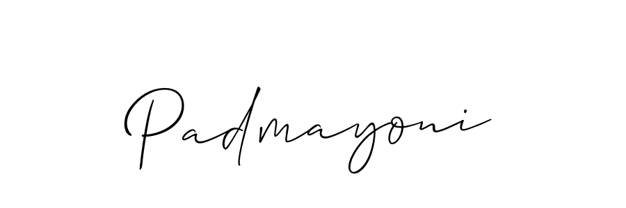 Once you've used our free online signature maker to create your best signature Allison_Script style, it's time to enjoy all of the benefits that Padmayoni name signing documents. Padmayoni signature style 2 images and pictures png