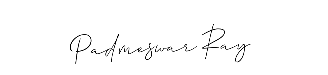 Allison_Script is a professional signature style that is perfect for those who want to add a touch of class to their signature. It is also a great choice for those who want to make their signature more unique. Get Padmeswar Ray name to fancy signature for free. Padmeswar Ray signature style 2 images and pictures png