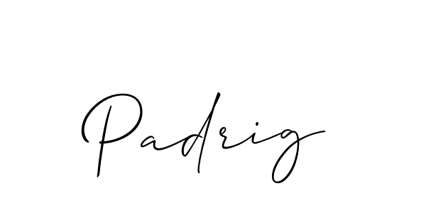 Make a beautiful signature design for name Padrig. Use this online signature maker to create a handwritten signature for free. Padrig signature style 2 images and pictures png