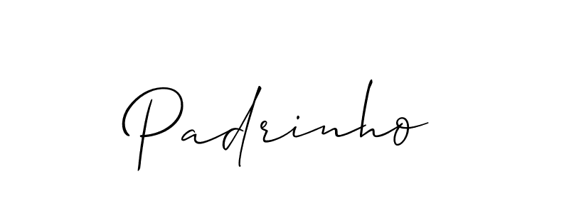 Padrinho stylish signature style. Best Handwritten Sign (Allison_Script) for my name. Handwritten Signature Collection Ideas for my name Padrinho. Padrinho signature style 2 images and pictures png