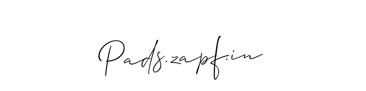 It looks lik you need a new signature style for name Pads.zapf.in. Design unique handwritten (Allison_Script) signature with our free signature maker in just a few clicks. Pads.zapf.in signature style 2 images and pictures png