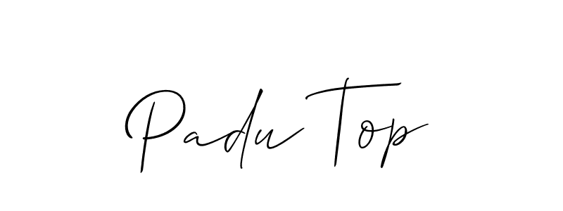 See photos of Padu Top official signature by Spectra . Check more albums & portfolios. Read reviews & check more about Allison_Script font. Padu Top signature style 2 images and pictures png