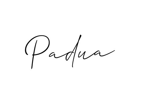 How to Draw Padua signature style? Allison_Script is a latest design signature styles for name Padua. Padua signature style 2 images and pictures png