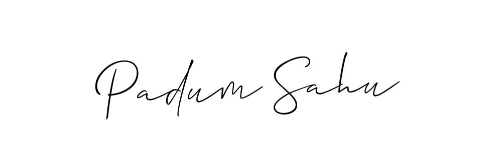 Make a beautiful signature design for name Padum Sahu. Use this online signature maker to create a handwritten signature for free. Padum Sahu signature style 2 images and pictures png