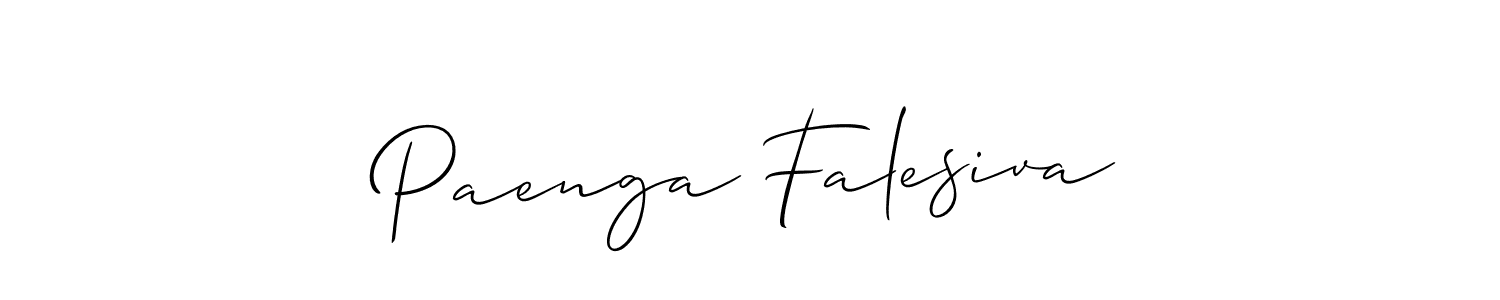 Best and Professional Signature Style for Paenga Falesiva. Allison_Script Best Signature Style Collection. Paenga Falesiva signature style 2 images and pictures png
