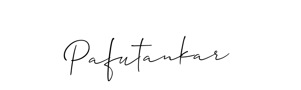 Make a short Pafutankar signature style. Manage your documents anywhere anytime using Allison_Script. Create and add eSignatures, submit forms, share and send files easily. Pafutankar signature style 2 images and pictures png