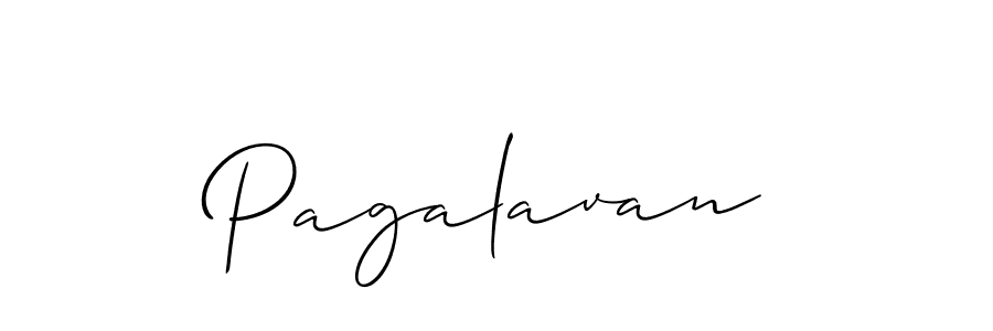It looks lik you need a new signature style for name Pagalavan. Design unique handwritten (Allison_Script) signature with our free signature maker in just a few clicks. Pagalavan signature style 2 images and pictures png