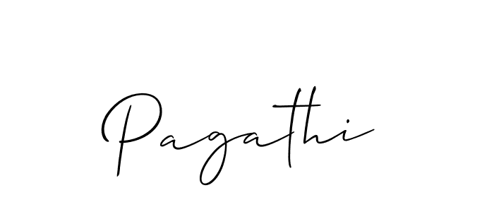 How to make Pagathi signature? Allison_Script is a professional autograph style. Create handwritten signature for Pagathi name. Pagathi signature style 2 images and pictures png