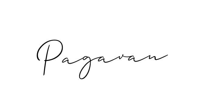 It looks lik you need a new signature style for name Pagavan. Design unique handwritten (Allison_Script) signature with our free signature maker in just a few clicks. Pagavan signature style 2 images and pictures png