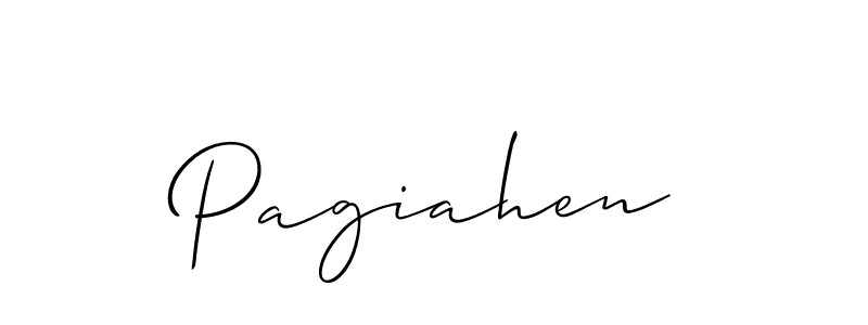 Also we have Pagiahen name is the best signature style. Create professional handwritten signature collection using Allison_Script autograph style. Pagiahen signature style 2 images and pictures png