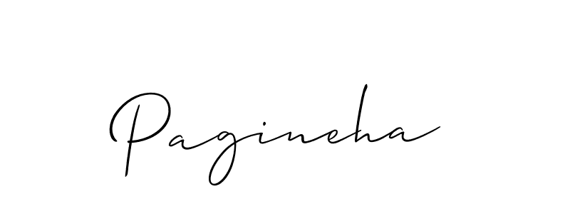 Similarly Allison_Script is the best handwritten signature design. Signature creator online .You can use it as an online autograph creator for name Pagineha. Pagineha signature style 2 images and pictures png