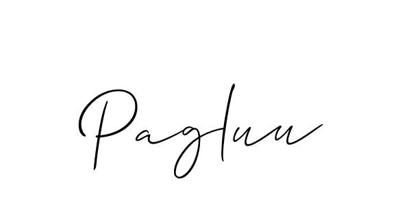 Make a beautiful signature design for name Pagluu. Use this online signature maker to create a handwritten signature for free. Pagluu signature style 2 images and pictures png