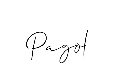 Best and Professional Signature Style for Pagol. Allison_Script Best Signature Style Collection. Pagol signature style 2 images and pictures png